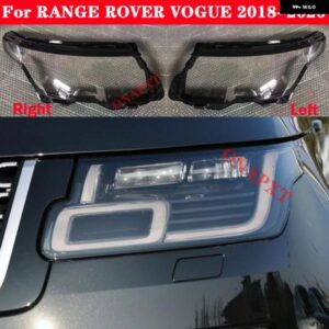 オートライトキャップ ランドローバー レンジローバー ヴォーグ 2018-2020 車用 ヘッドライト カバー クリアランプシェード ランプケース ガラスレンズ