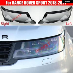 自動車 ランドローバー レンジローバー スポーツ 2018-2021 フロント ヘッドライト カバー ガラスレンズ シェル ライトキャップ ランプシェード