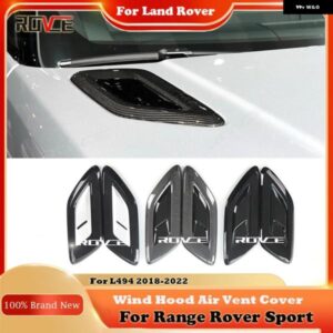 車 外装 フード エアベント アウトレット ウィング トリム ランドローバー レンジローバー スポーツ2018-2022エアフローフードベントカバー LR098756