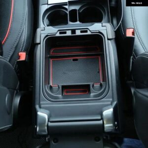 ランドローバー ディスカバリー 4 LR4 2010-2016 ABS ブラック 車用中央 収納 ボックス ドアホン グローブ アームレスト ボックス カーアクセサリー