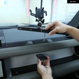 ランドローバー ディフェンダー 110 2020-24 アルミ 合金 製 車載電話 ホルダー 携帯電話 GPS ナビゲーション ブラケット 車内アクセサリー