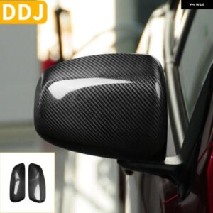三菱 ランサー カーボン バックミラー カバー キャップ エボリューション10TH EVO X 2008-2010 トリム カーアクセサリー 2個