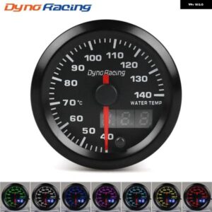 2インチ 52MM デュアル ディスプレイ 水温計 40〜140℃ 7色LED 水温計 カーメーター センサー付き BX101498