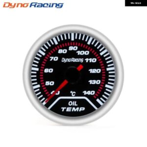 油温計 2インチ 52MM スモークレンズ 40〜140℃ 度ニードル 油温計 センサー付き車用メーター BX101229