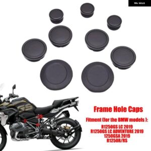 フレーム ホールカバー キャッププラグ 装飾 フレーム キャップセットモトアクセサリー BMW R12500GS LCアドベンチャーR1250GSA 2019 R1250R / RS