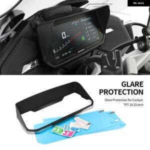 BMW R1250RT 2021- K1600B K1600GT K1600GTL 2022- CE04 計器キャップ サン バイザー グレア防止 メーターカバー フレーム ガード