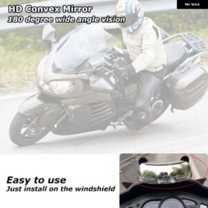 180度安全HDバックミラー は カワサキ NINJA 1000 ER 6F Z1000SX VERSYS 650 1000 GTR1400用フルリアビューミラー を提供