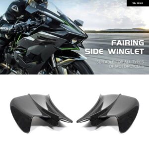 フェアリング サイド ウィングレット エアロダイナミック ウィング デフレクター スポイラー カワサキ NINJA 650 400 300 250 H2R ZX-14R ZX-10R ZX-6R Z H2