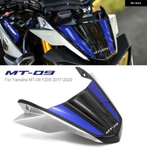 ヤマハ MT-09 MT09 FZ09 オートバイ バイク アクセサリー フロントガラス 風防 エアフロー ウィンドデフレクター 2017 - 20