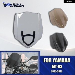オートバイ バイク スポーツツーリング ウィンドシールド シールドスクリーン マウント ブラケット 付き ヤマハ MT03 MT-03 2016 - 19