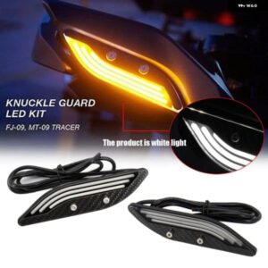ヤマハ MT09 TRACER FJ-09 MT-09 TRACER 2014 - 2017 オートバイ バイク ハンドガード 装飾 ライト ナックルガード LEDキット
