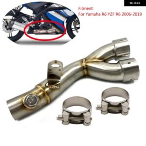 ヤマハ R6 オートバイ バイク リンク エキゾーストマフラー パイプ サイレンサー システム 2006 - 13-2019