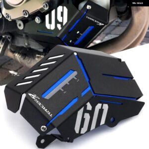 オートバイ バイク ラジエーター 水冷却 リザーバー タンクガードカバー フレーム フェアリング プロテクター ヤマハ TRACER 9 GT TRACER 9GT 2021 2022