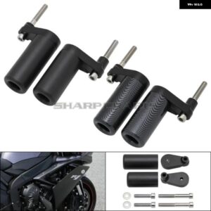 オートバイ バイク パーツ カーボンノーカット フレーム スライダー クラッシュ フォールディングプロテクション ヤマハ YZFR1 YZF-R1 2007 2008 YZF1000
