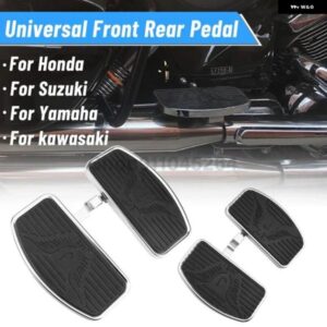 オートバイ バイク 汎用 フットレスト フロントリア フロアボード フットペグ ペダル ホンダ シャドウ ヤマハ ドラッグスター カワサキ バルカン