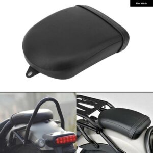 オートバイ バイク リアピリオンシート クッション ブラック パッド レザー ピリオンアクセサリー ホンダ レブル CMX 300 500 CMX300 CMX500 2017-2023