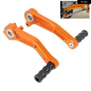 オートバイ バイク フットブレーキ レバー ギア シフト レバー ペア アルミペダル 125 200 250 390 RC390 RC250 RC125 RC200 2013-2023