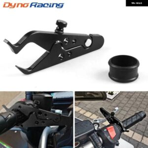 汎用 ブラック オートバイ バイク CNCクルーズ コントロール スロットルロックアシストリテーナー グリップ オートバイ バイク アクセサリー