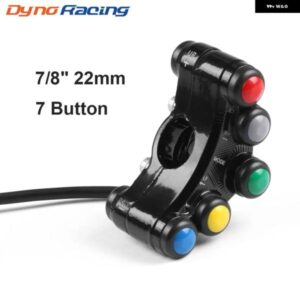 汎用 7 ボタン オートバイ バイク スイッチレース オートバイ バイク モトクロス 22MM ハンドルバー スイッチ アセンブリ ヘッドライト インジケーター