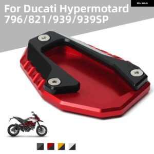 ドゥカティ ハイパーモタード 796 821 939SP スーパースポーツ 939 サポート エクステンション CNC フットサイド スタンド エクステンション パッド キック