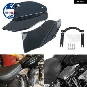 オートバイ バイク 反射サドル ヒートシールド エアデフレクター スモーク ハーレー ソフテイル ヘリテージ クラシック FLSTC ファットボーイ FLSTF EFI