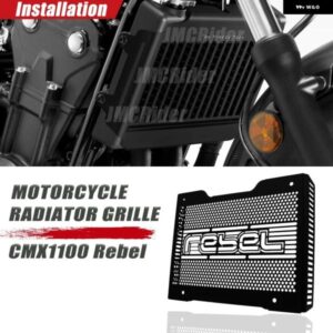 オートバイ バイク ラジエーター プロテクター ガード グリル カバー ホンダ CMX1100 CM1100 REBEL1100 DCT REBEL 2021+ 冷却