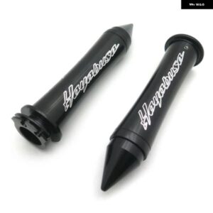 カスタム 7/8インチ 22MM ハンドルバー グリップ SUI GSXR 1300 R HAYABUSA 全年式 ブラック オートバイ バイク パーツ