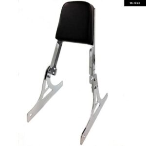 オートバイ バイク 部品 バックレスト シーシーバー レザー パッド 付き ハーレー ソフテイル 2000-2006 FLSTC FLSTF FLSTN FLSTS