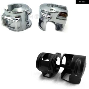スイッチ ハウジング カバー ホンダ VTX 1800 モデルC /R /S /F /N 2002-2007 オートバイ バイク 部品 クローム/ブラック