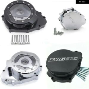 クローム 左 エンジン ステーターカバー カワサキ NINJA ZX-6R/ZX636 ZX-6RR/ZX600 2003-2004 オートバイ バイク 部品
