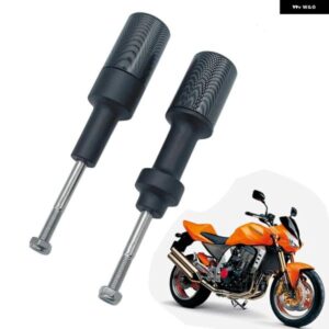 カワサキ Z1000 2003 - 06 オートバイ バイク アクセサリー フレーム スライダー 落下防止 ブラックカーボン Z1000