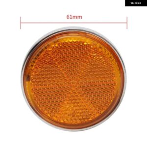 オートバイ バイク フロント フォーク カバー 反射板 アンバー ホンダ CB100 CB175 CA175 SL125 S90Z CB250 CB350 S110 33741-315-000