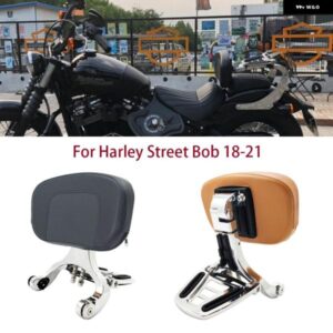 オートバイ バイク 多目的ドライバーパッセンジャーバックレスト ハーレー ソフテイル ストリートボブFXBBS FXBB 2018-2021