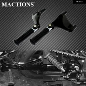オートバイ バイク パッセンジャーリア フットペグ フットペグ マウント フットレスト ペダル ハーレー スポーツスター 883 1200 48 72 XL アイアン