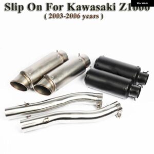 スリップオン カワサキ Z1000 Z1000SX 2003 2004 2006 2005 オートバイ バイク SC エキゾースト エスケープ GP レーシング カスタム マフラー ミドルリンク