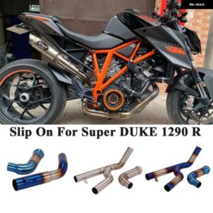 スリップオン DUKE1290 スーパーデューク 1290 R オートバイ バイク 排気エスケープ カスタム オートバイ バイク 接続 ミッドリンク パイプ 51MM