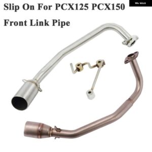 スリップオン ホンダ PC X 125PC X 150PC X125PC X150 2019 2010 - 2020 オートバイ バイク 排気エスケープ カスタム フロントコネクションリンク パイプ