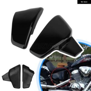 オートバイ バイク サイドバッテリー フェアリング カバー ブラック ホンダ VLX 600 1999-2008 VT 600 C CD SHADOW VLX DELUXE STEED400 1999-2007