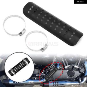 オートバイ バイク ヒートシールド カバー ガード プロテクター マフラー パイプ ハーレー ホンダ ヤマハ カスタム チョッパー 汎用