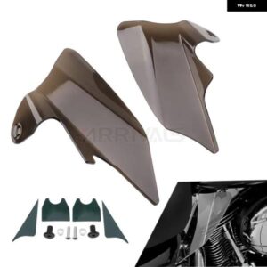 オートバイ バイク スモークエアヒートデフレクター サドルシールド ハーレー エレクトラ グライド ロードキング ストリートグライド FLHX 1998-2007