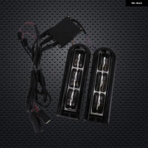 ハーレー ツアーエレクトラグライド ロードキング FLHR 14-20 オートバイ バイク LEDライトアクセント サドルバッグ フィラー インサート サポート