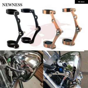 オートバイ バイク ヘッドライト ブラケット マウント クランプ 39-41MM フォーク チューブ ホルダー ブラック ハーレー カフェレーサー チョッパー 汎用