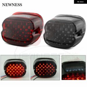 レッドスモークLEDレイダウン テールライト ハーレー ダイナ エレクトラ グライド FXD FLHT FLTR FXST FLHX