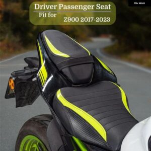 オートバイ バイク 運転席 助手席用シート クッション カワサキ Z900 2017-2024 フロントライダーリアシートカバー 2022 2021 アクセサリー