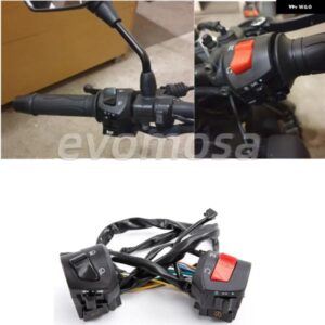 汎用 12V オートバイ バイク 7/8インチ ハンドルバー コントロール スイッチ ホーン ウィンカー ヘッドライト 電気スタートスイッチ ダブルスロットル