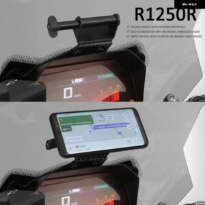 オートバイ バイク 電話 ホルダー スタンド GPSナビゲータープレート ブラケット BMW R1250R R 1250 R