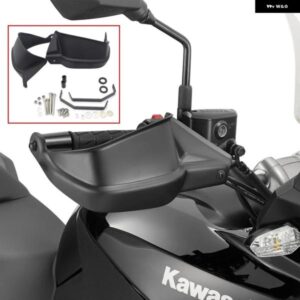 ブラック オートバイ バイク ハンドガード ハンド プロテクター カワサキ Z900 2017 VERSYS 650 2020-2008 2017 - 19 VERSYS 1000 2017-2012