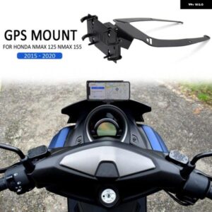 オートバイ バイク パーツ ヤマハ N-MAX 155 ナビゲーション ブラケット ホルダー GPS 電話 スタンド 2020-2015 2016 - 19
