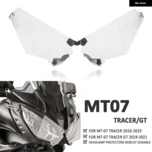 オートバイ バイク ヘッドランプ プロテクター ヘッドライト ガード プロテクター カバー ヤマハ MT-07 トレーサー GT 2016-2017 - 19 トレーサー 700 GT