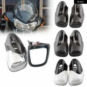 オートバイ バイク バックミラー 右左サイドミラー フェアリング マウント ミラー 手動調整可能 BMW K1200 K1200LT K1200M 1999-2008
